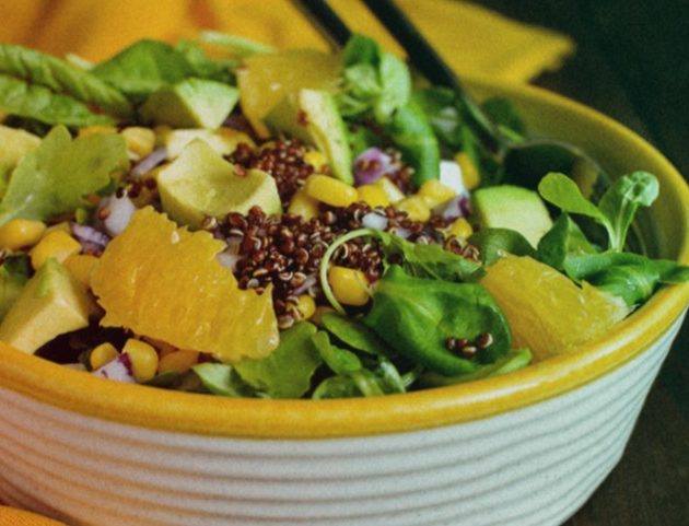 Quinoa and avocado salad