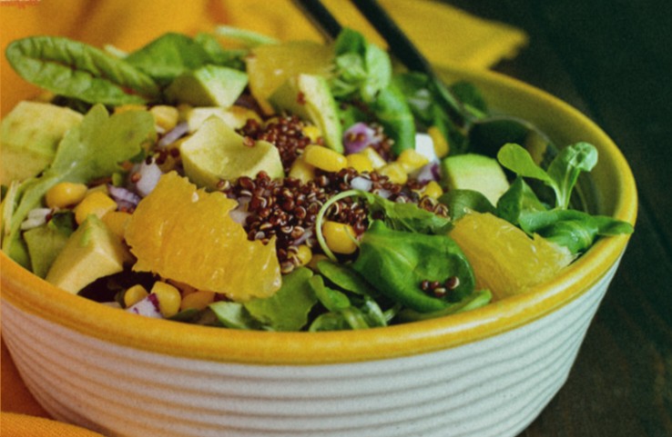 Quinoa and avocado salad