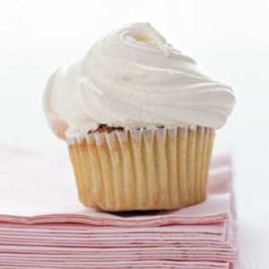 Cupcakes With Vanilla Ice Cream Frosting