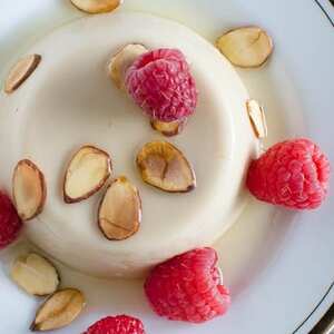 Dairy Free Almond Panna Cotta