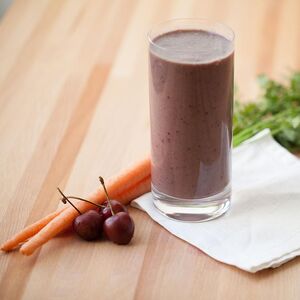 Cherry & Peach Carrot Smoothie