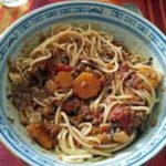 Spaghetti with Mince meat