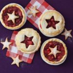 Cranberry & pear pies