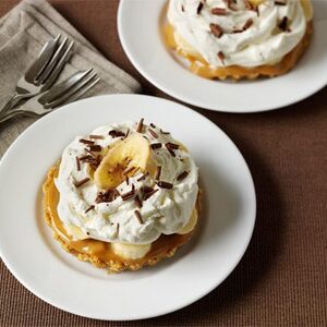 Mini banoffee pies