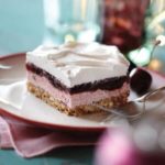 Black Cherry Layered Pretzel Dessert