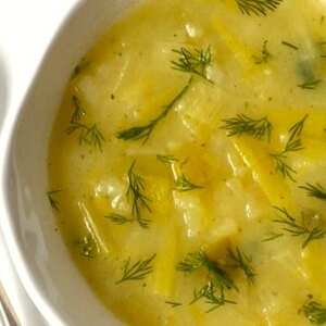 Luscious Potato Leek Soup