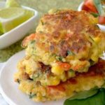 Corn Fritters with Avocado Salsa