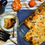 Breakfast Casserole with Mushroom "Gravy" (Made with Cream of Mushroom Soup)