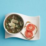 Lentil Soup With Cream Cheese Toast