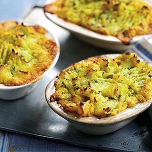 Spiced parsnip shepherd's pies