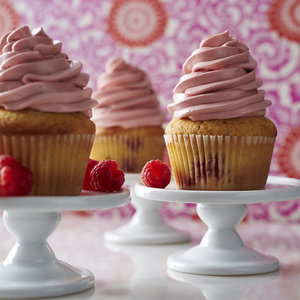 Coconut Raspberry Cupcakes With Raspberry Buttercream