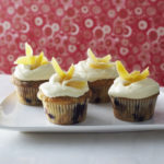 Blueberry Ginger Cupcakes with Honeyed Mascarpone Frosting