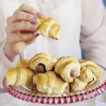 Mini sausage croissants