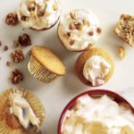 Walnut Cupcakes with Maple Frosting