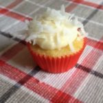 Mini Corn Cupcakes with Cream Cheese Frosting and Coconut