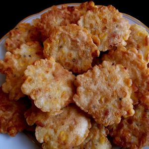 Fresh Corn and Crawfish Tail Meat Fritters