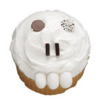 Toothy Skull Cupcake