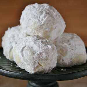 Classic Snowball Cookies with Almonds