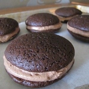 Double Chocolate Whoopie Pies